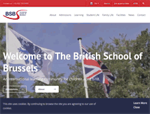 Tablet Screenshot of britishschool.be